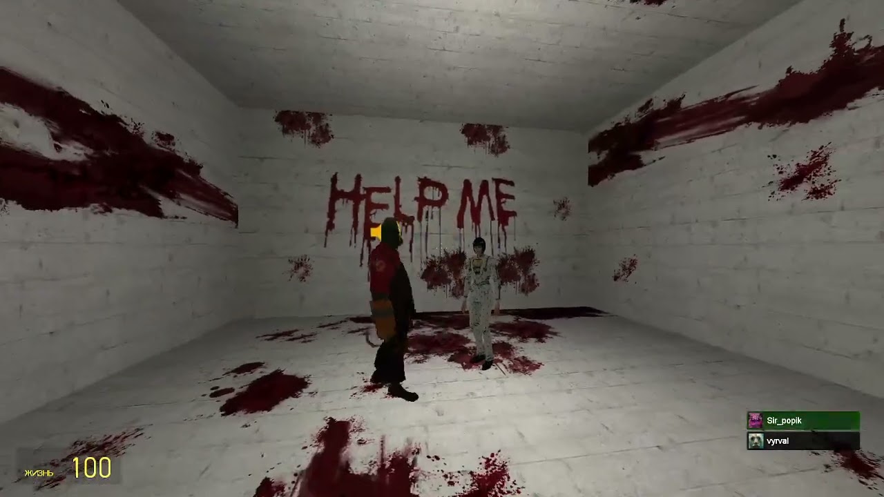 Снова майнкрафт #4  Хоррор карта в garry's mod