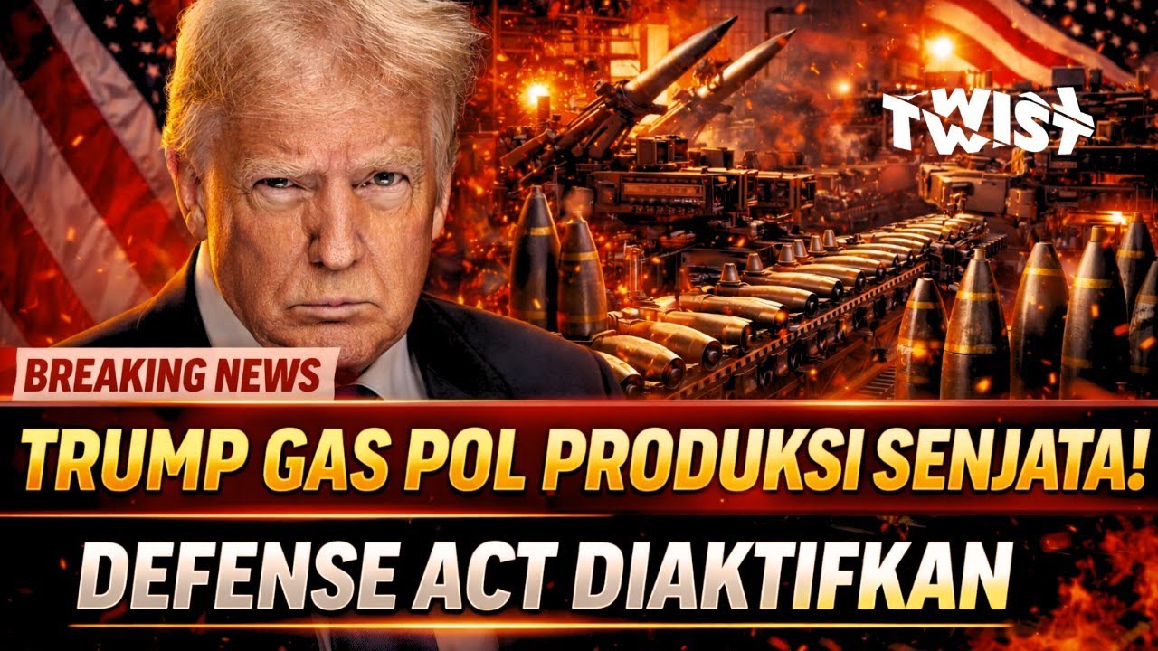 Trump Siapkan Industri Senjata AS untuk Perang Iran? Ancaman Global & Dampaknya! #breakingnews 