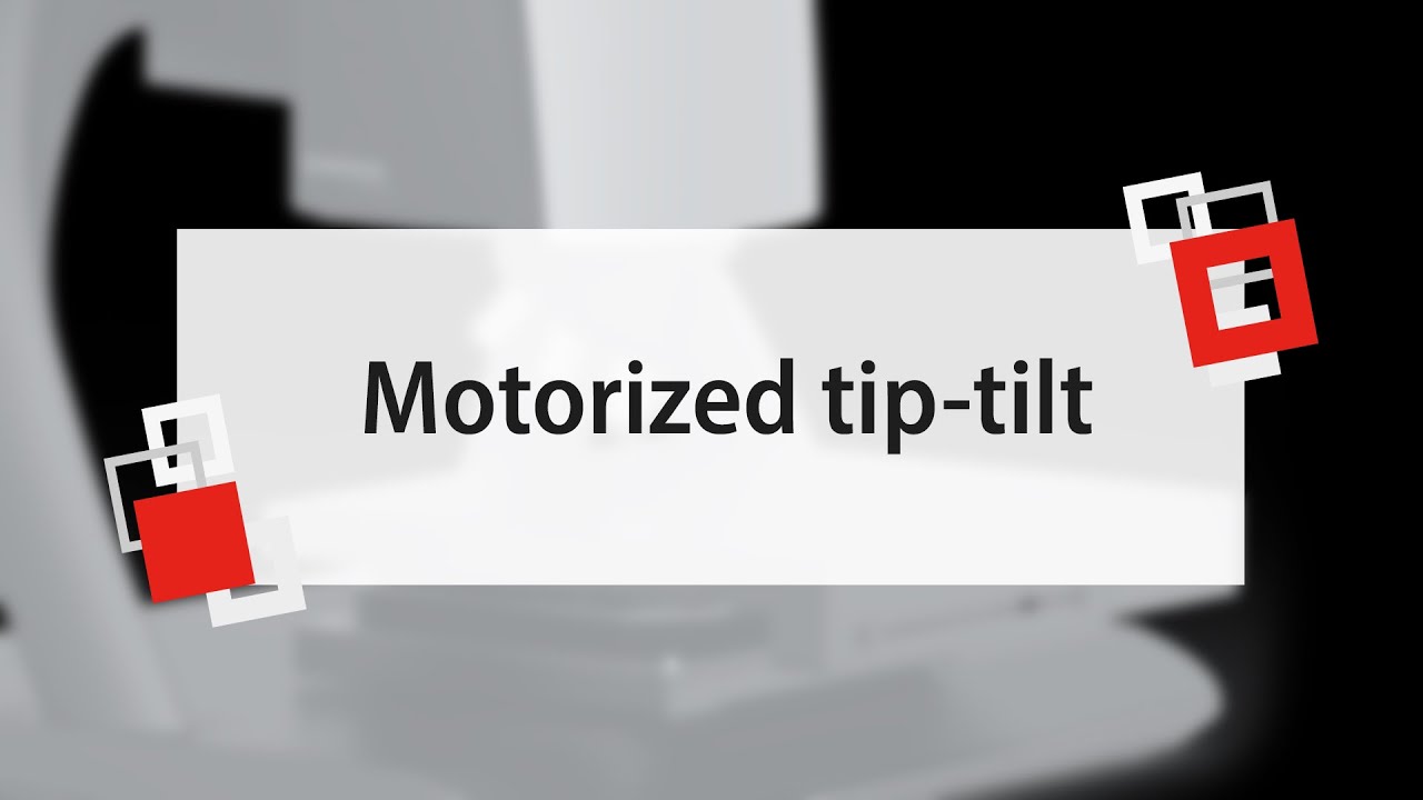 How does the motorized tip-tilt for our 3D profilometer work? - S neox