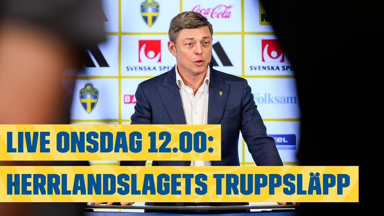 Onsdag 12.00: Jon Dahl Tomasson presenterar sin första trupp!