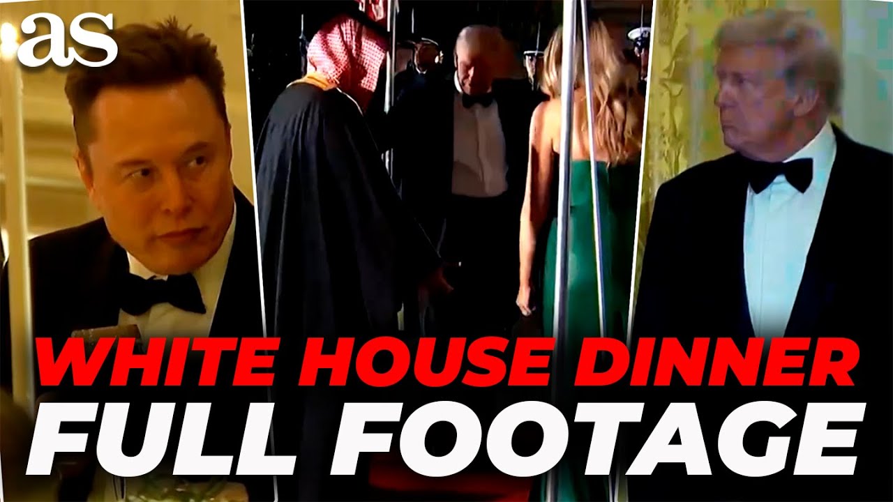 FULL FOOTAGE: TRUMP&rsquo;s White House DINNER with the SAUDI CROWN PRINCE
