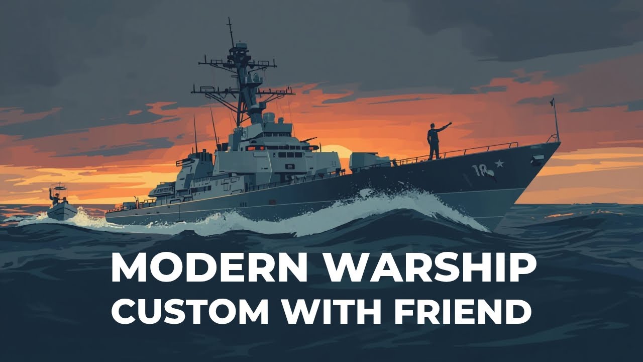 1v1 Custom Battle – Friend Defeated 🔥 Modern Warships