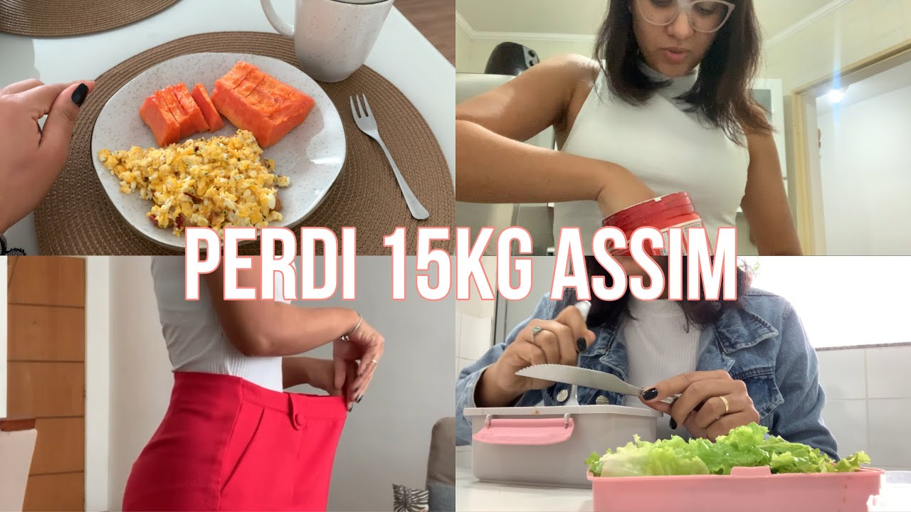 TUDO O QUE EU COMO EM UM DIA - DIETA QUE ME FEZ PERDER 15KG