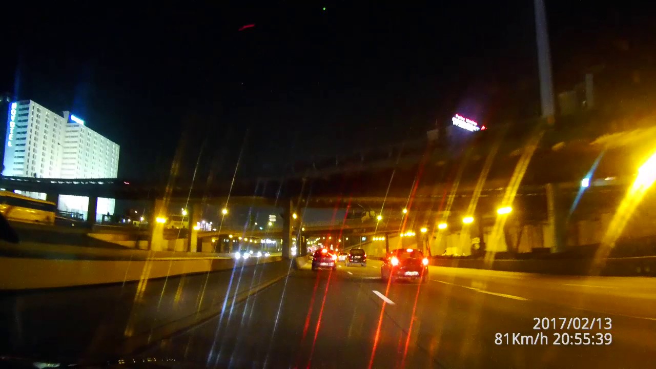 Driving on the ring road of Paris dashcam 4k