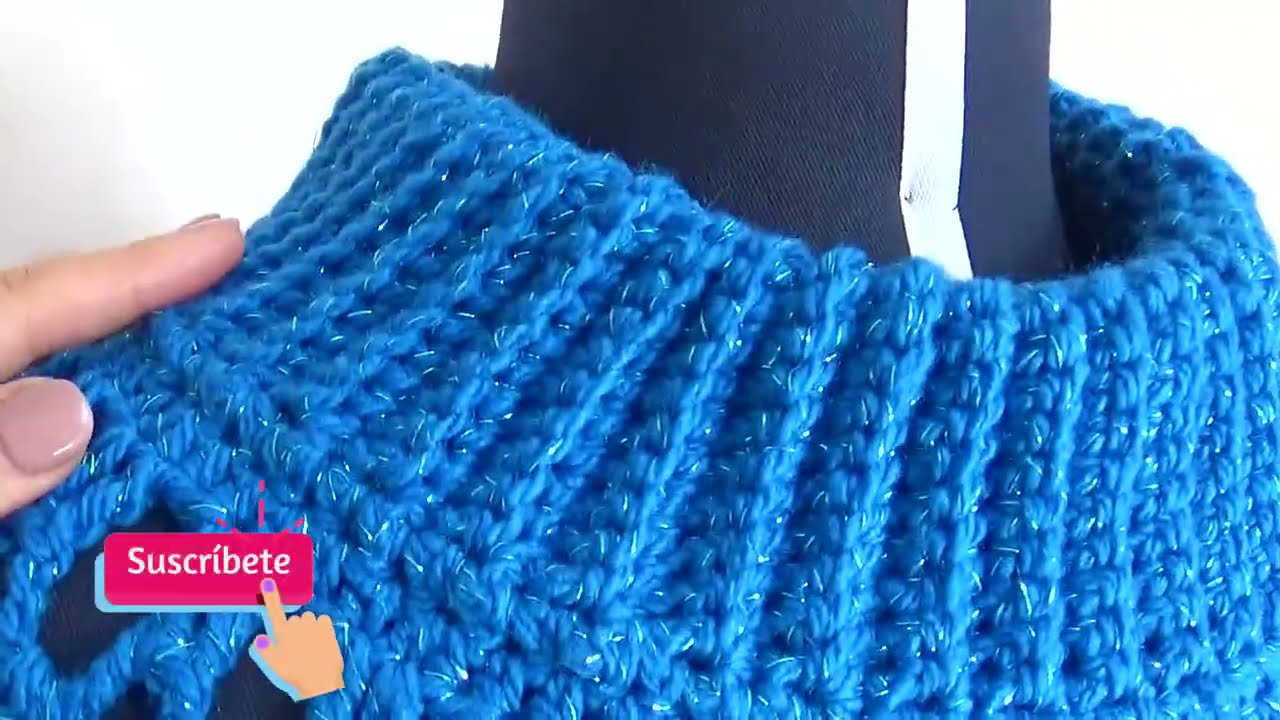 ¡¡INCREÍBLE IDEA!😍💖 Mira Como tejí mi  Capa en Punto Red