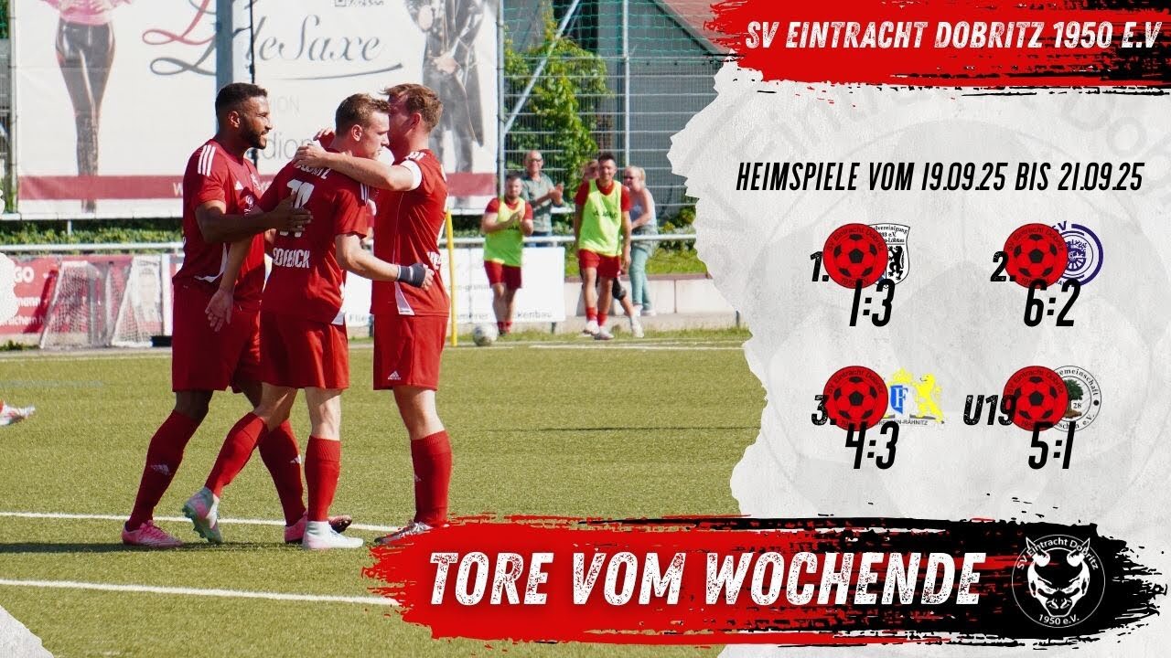 Alle Dobritzer Tore vom Wochenende! 19-21.09.2025 🔴⚫️🔴⚫️
