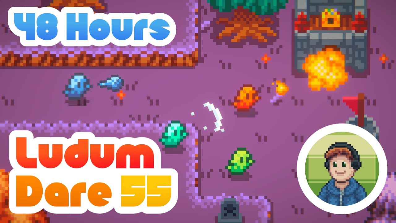 Making a Game in Just 48 HOURS... | Ludum Dare 55
