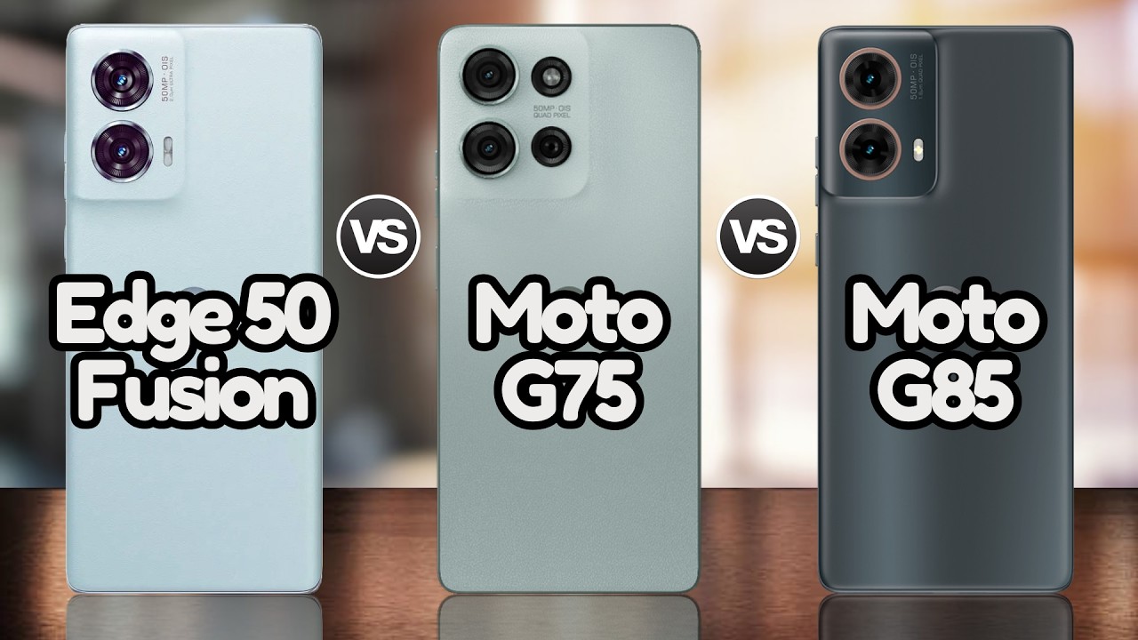 Moto G75 Vs Moto Edge 50 Fusion Vs Moto G85 | @EficienTechs👈👀