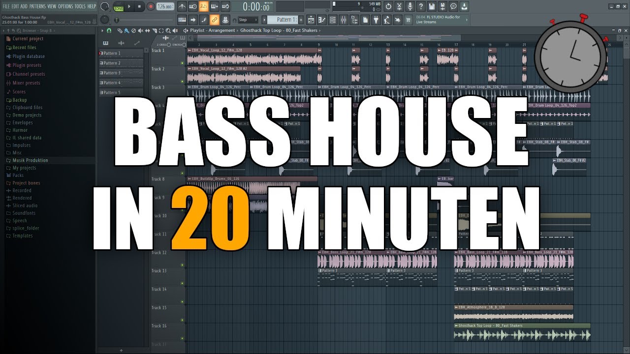 Bass House Drop in 20 Minuten produzieren | in FL Studio