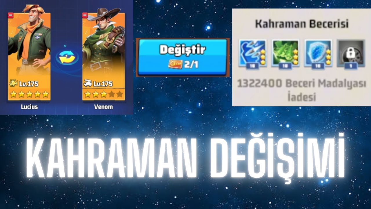 KAHRAMAN DEĞİŞİMİ TÜM DETAYLAR! | Lei 7 - Last War