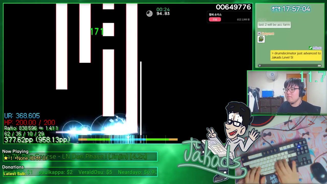 [Jakads] LN 0th x4.2 95.09%
