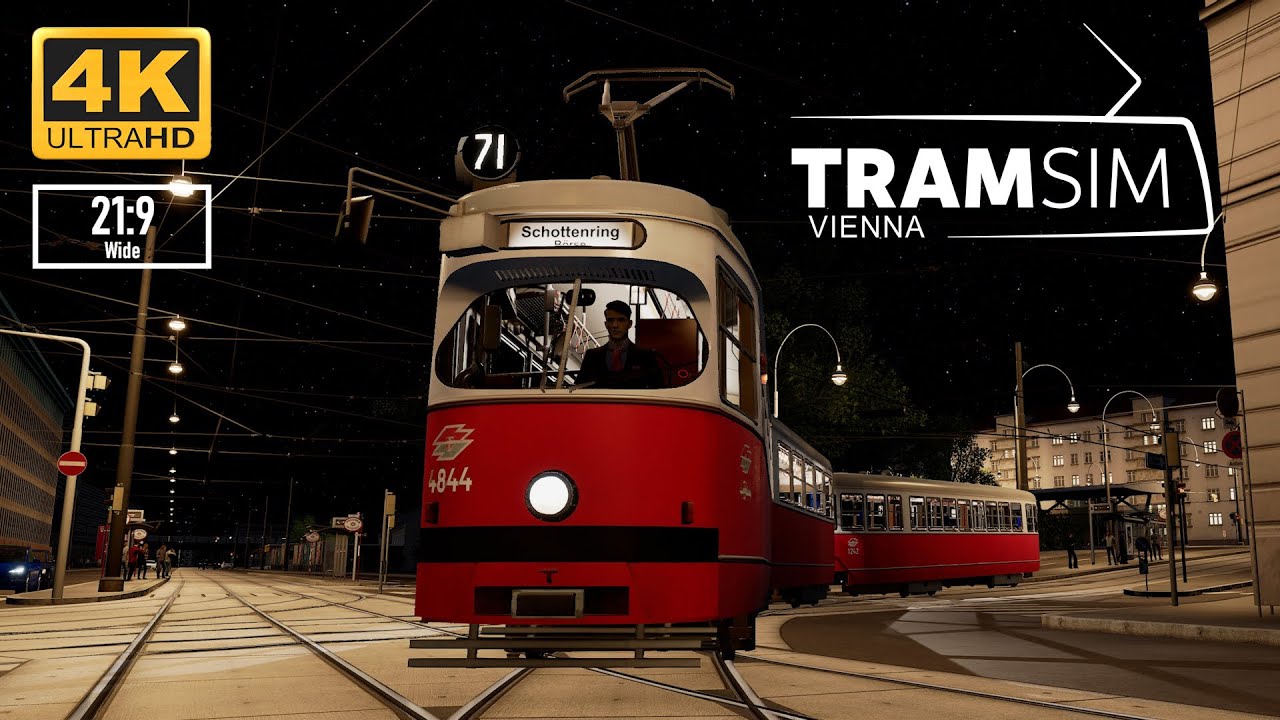 TramSim Vienna - Type E1 with Type c3 - Route 71 - St. Marx To Börse
