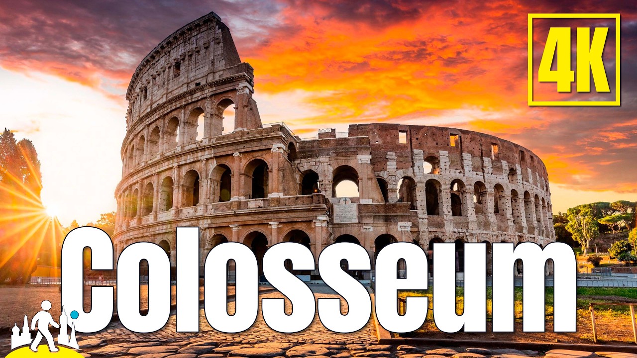 4K Rome Walking Tour — From Domus Aurea to the Colosseum & Inside Aracoeli