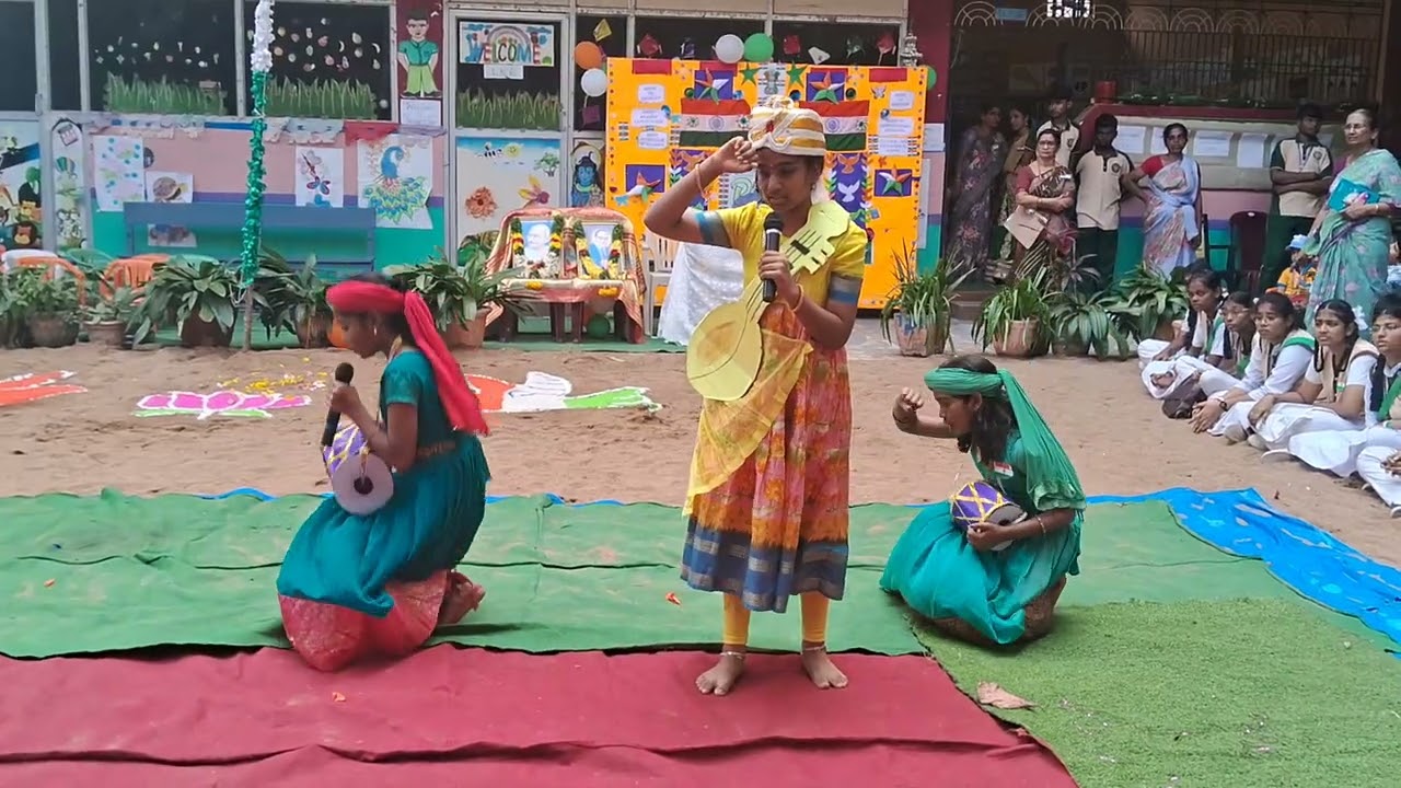 Republic day #Traditional act burrakatha about Freedom fighter#SGEMS