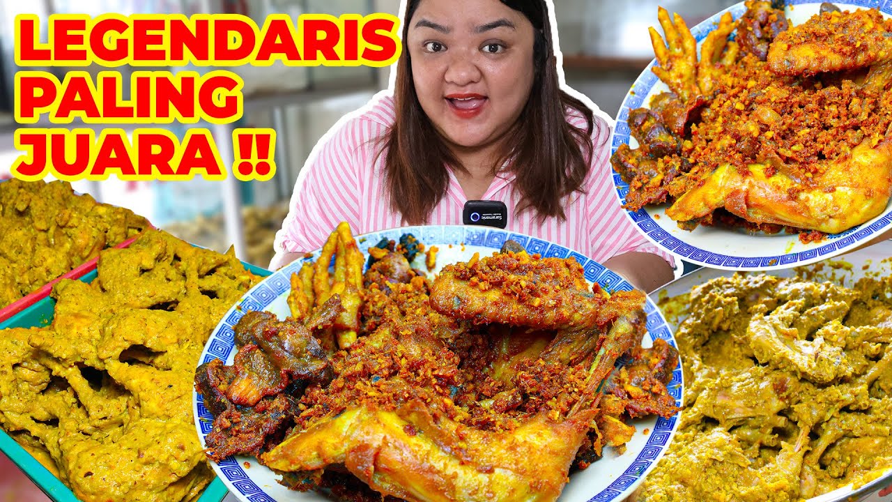 DEFINISI MAKANAN ENAK!! JATUH CINTA SAMA AYAM GORENG SERUNDENG LEGENDARIS INI!!