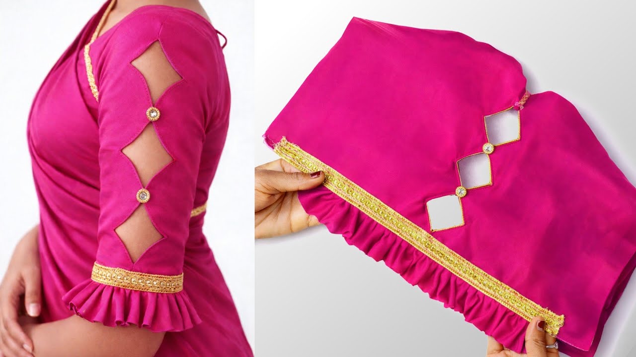 2026 का सबसे Trending Blouse Sleeve Design 😍 | Stylish Cutwork Bazoo Design | New Fashion Idea 💡