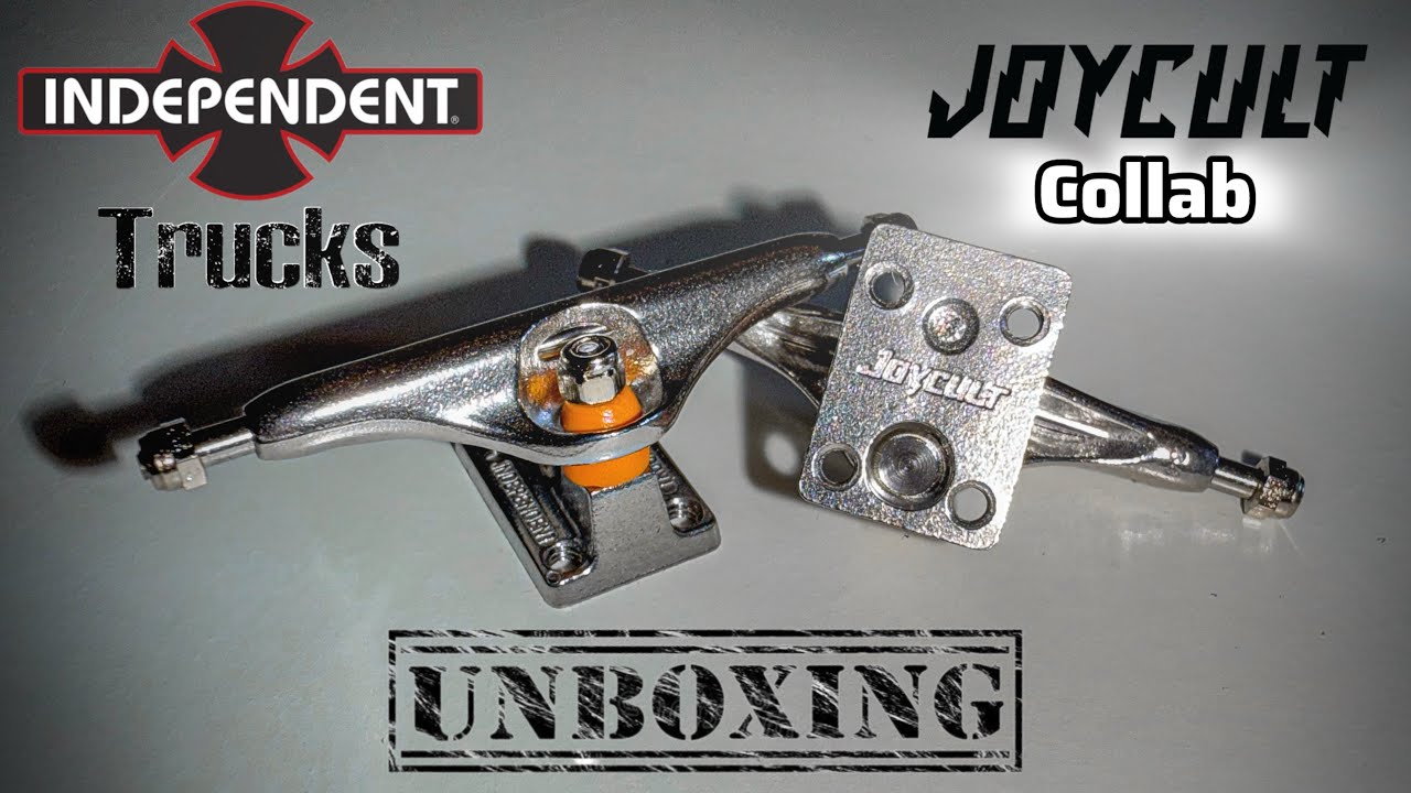 Independent + Joycult fingerboard trucks unboxing! 