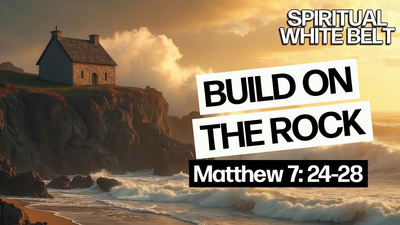 Matthew 7: 24-28 🏡Two builders. One storm. One unshakable foundation💪