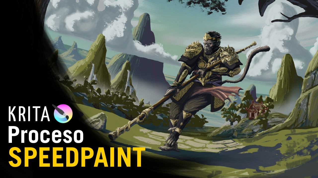 Sun Wukong - Rey Mono | SPEEDPAINT - TIMELAPSE