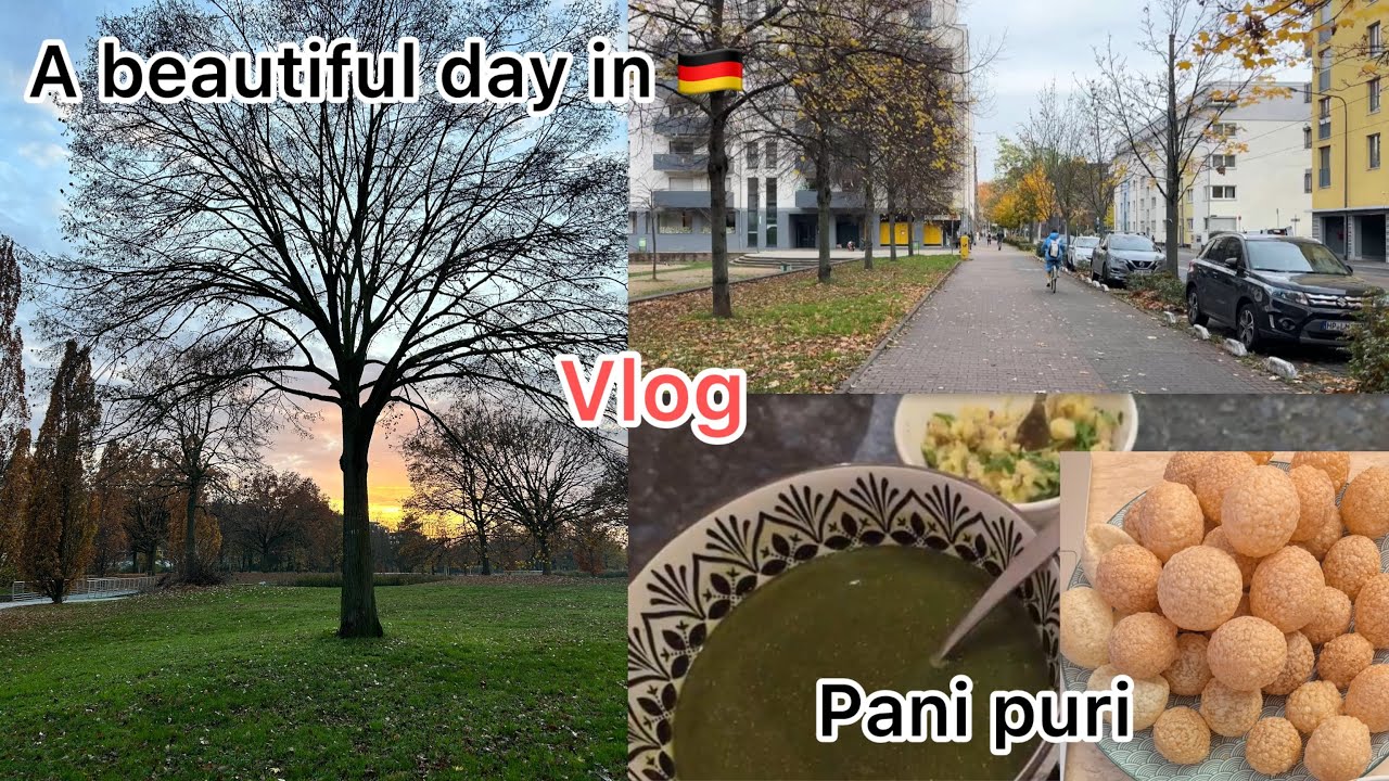 First vlog | life in Germany 🇩🇪| pani puri | Indian food | #youtube #youtubeindia #indiansingermany 