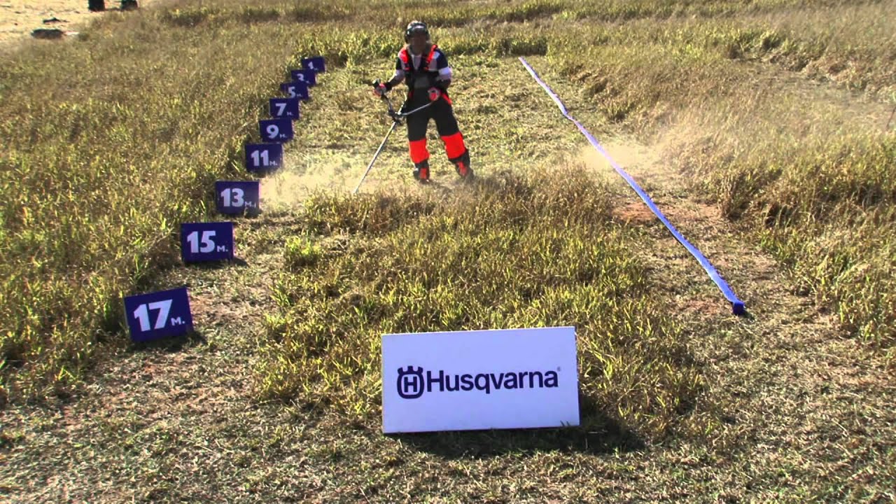 Teste de produtividade da Roçadeira Husqvarna 533RS