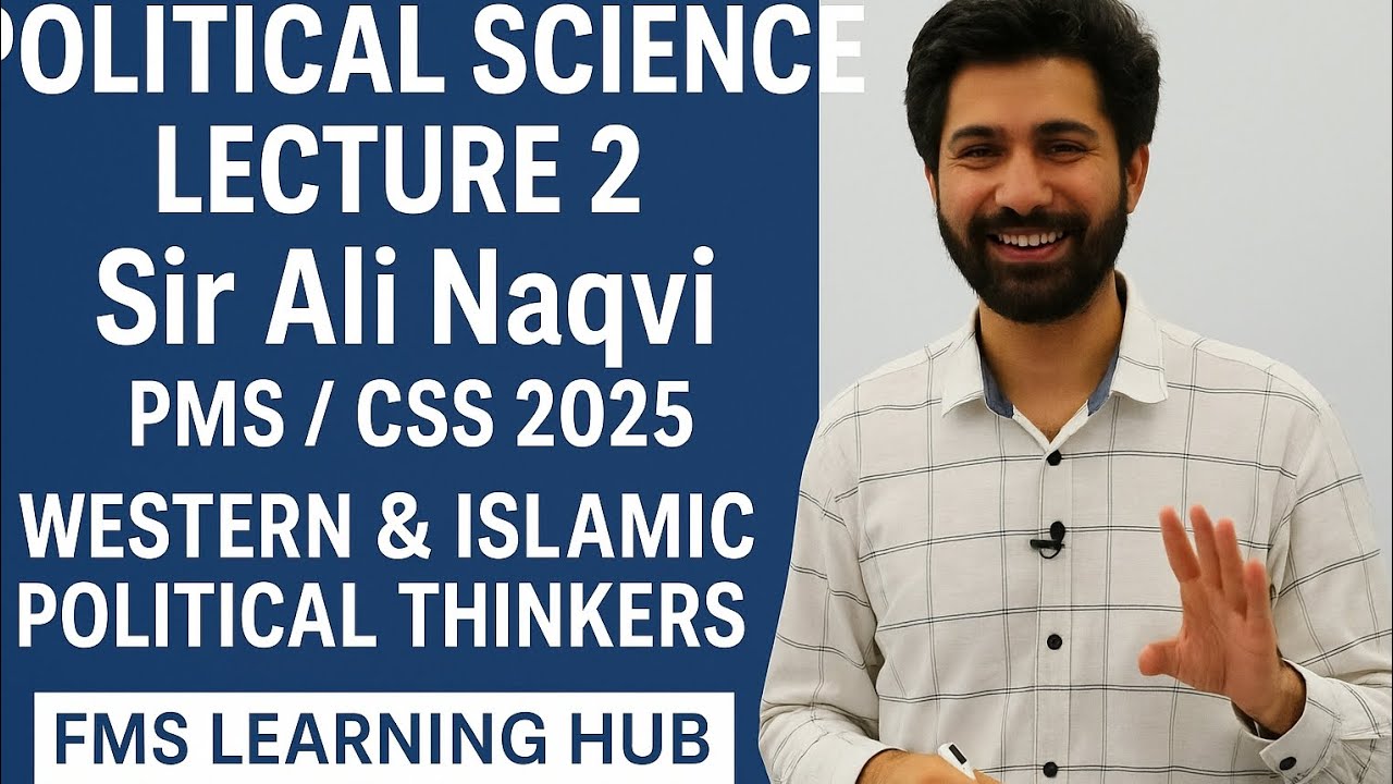 Political Science Lecture 3 Aristotle | Sir Ali Naqvi | Political Thinkers | PMS/CSS 2025