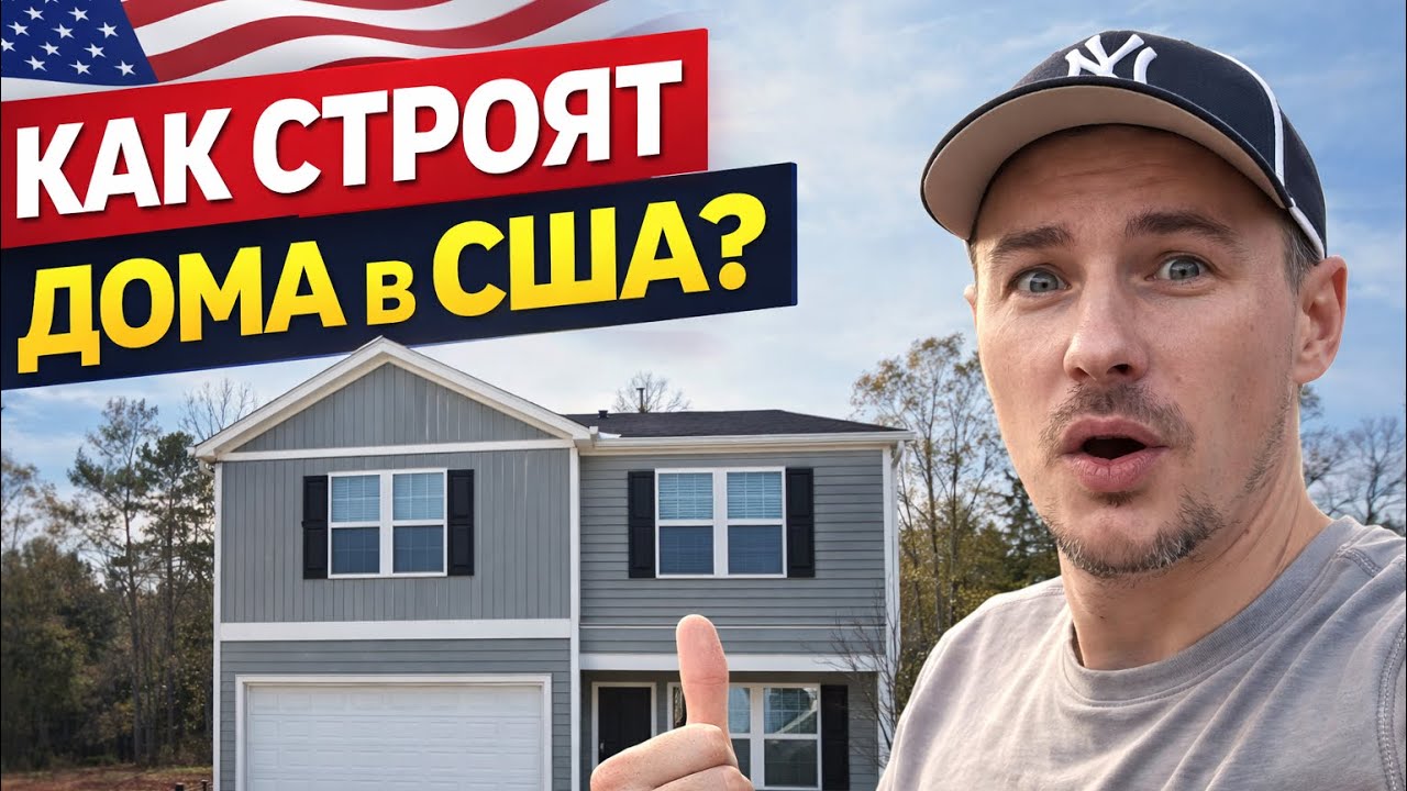 🇺🇸 Как реально строят дома в США | Новостройка без прикрас