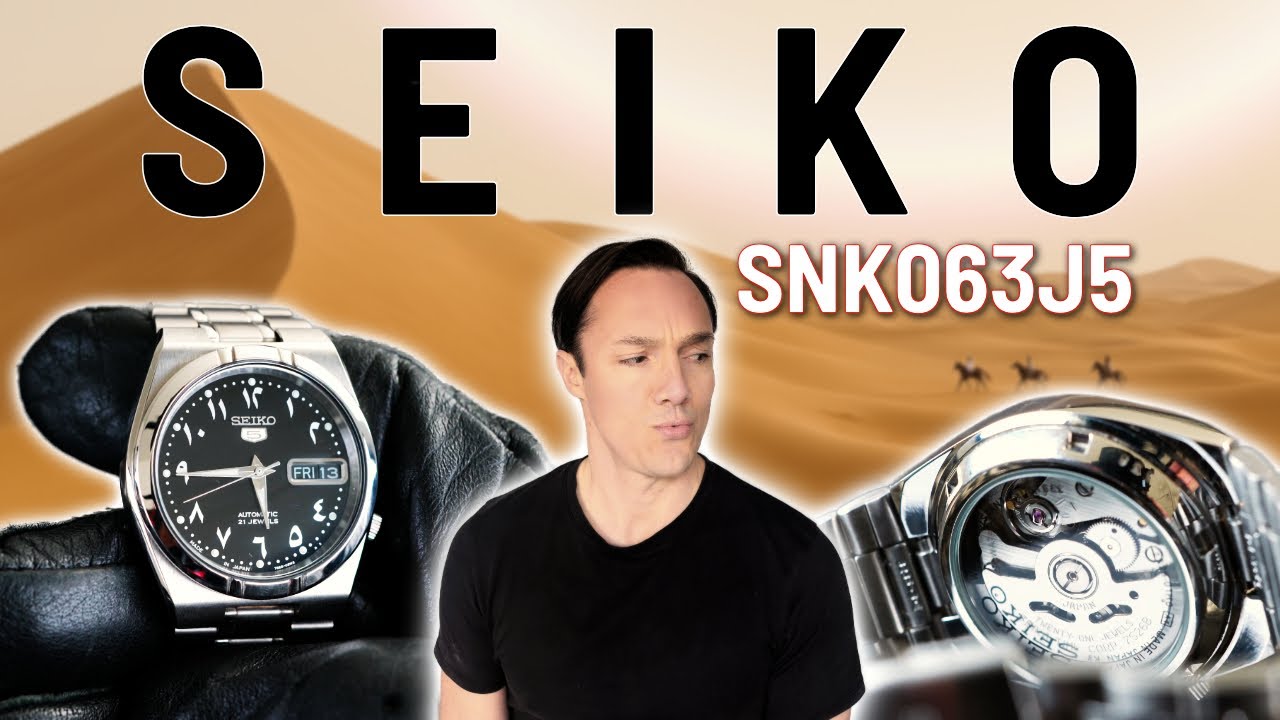 Обзор часов Seiko SNK063J5 с арабским циферблатом, которых вы никогда не видели.