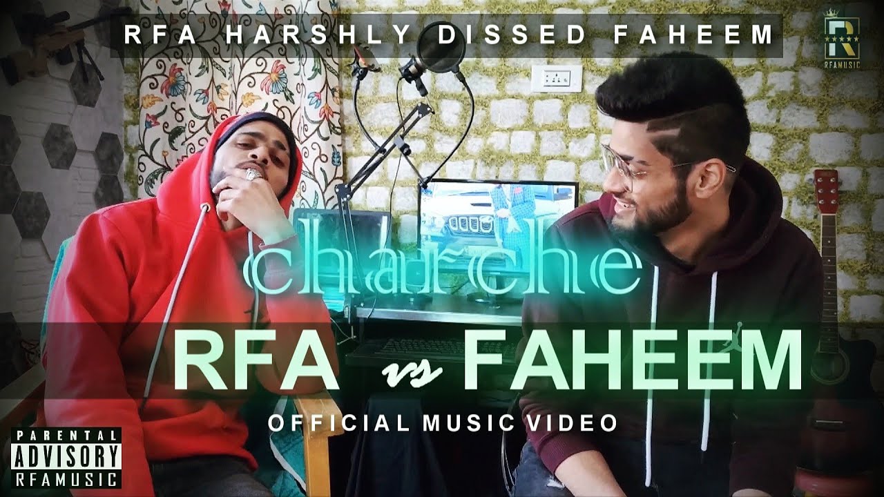 CHARCHE - RFA vs FAHEEM (Rap Battle) | Official Music Video | Hip Hop Kashmir 2020