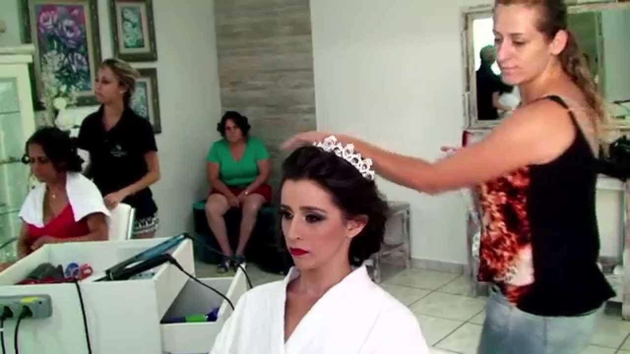 O DIA DA NOIVA - Cabelo e Maquiagem da LAÍS - SE7 Vídeos