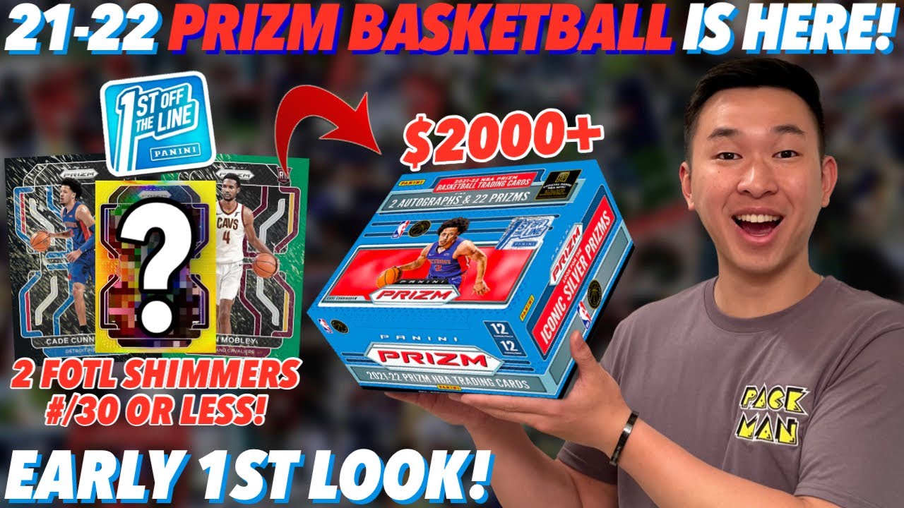 1ST LOOK AT THE NEW PRIZM 🏀!!! | 2021-22 Panini Prizm Basketball FOTL Hobby Box Review