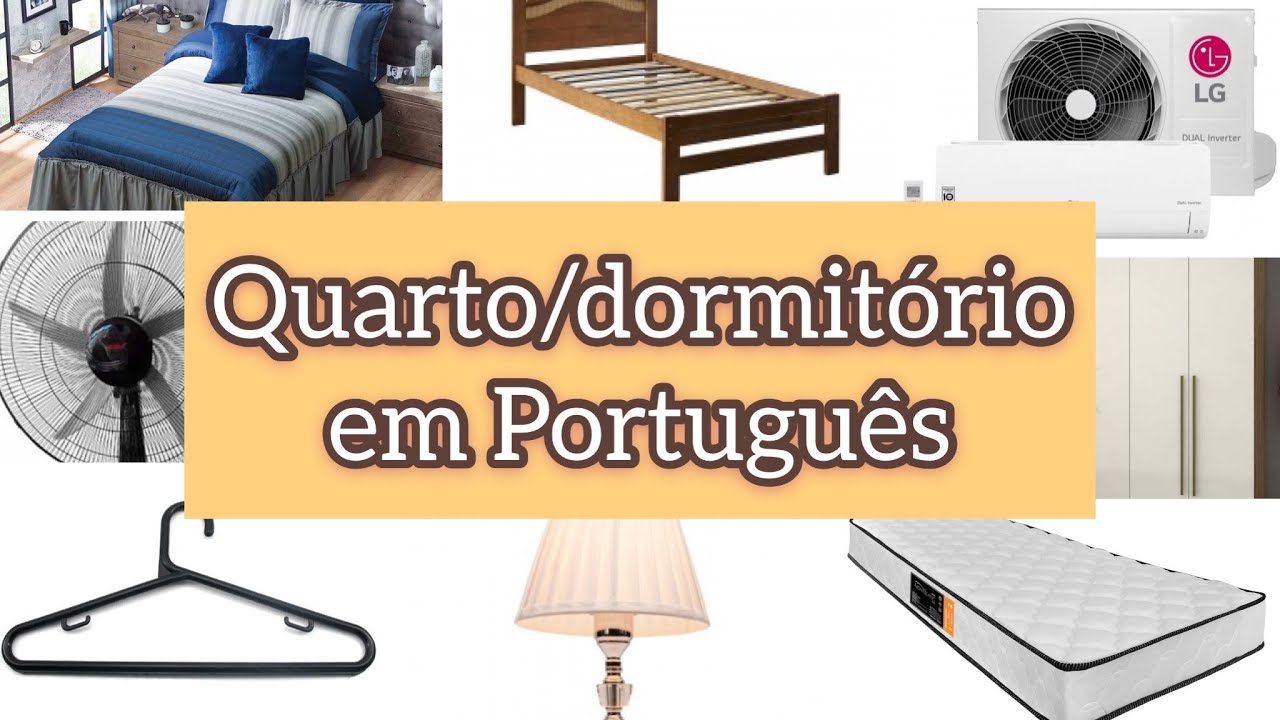 Vocabulário - Quarto/Dormitório - Aprender português