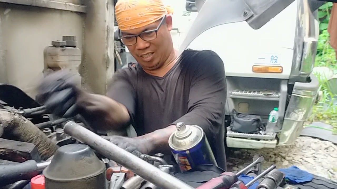 6m60 cleaning torbo at intercooler at intake manifold  engine tune up EGR cleaning