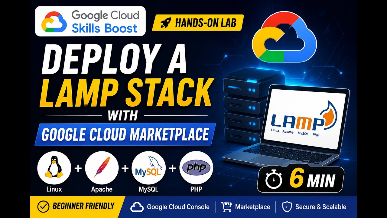 Deploy a LAMP Stack with Google Cloud Marketplace | Google Cloud Skills Boost