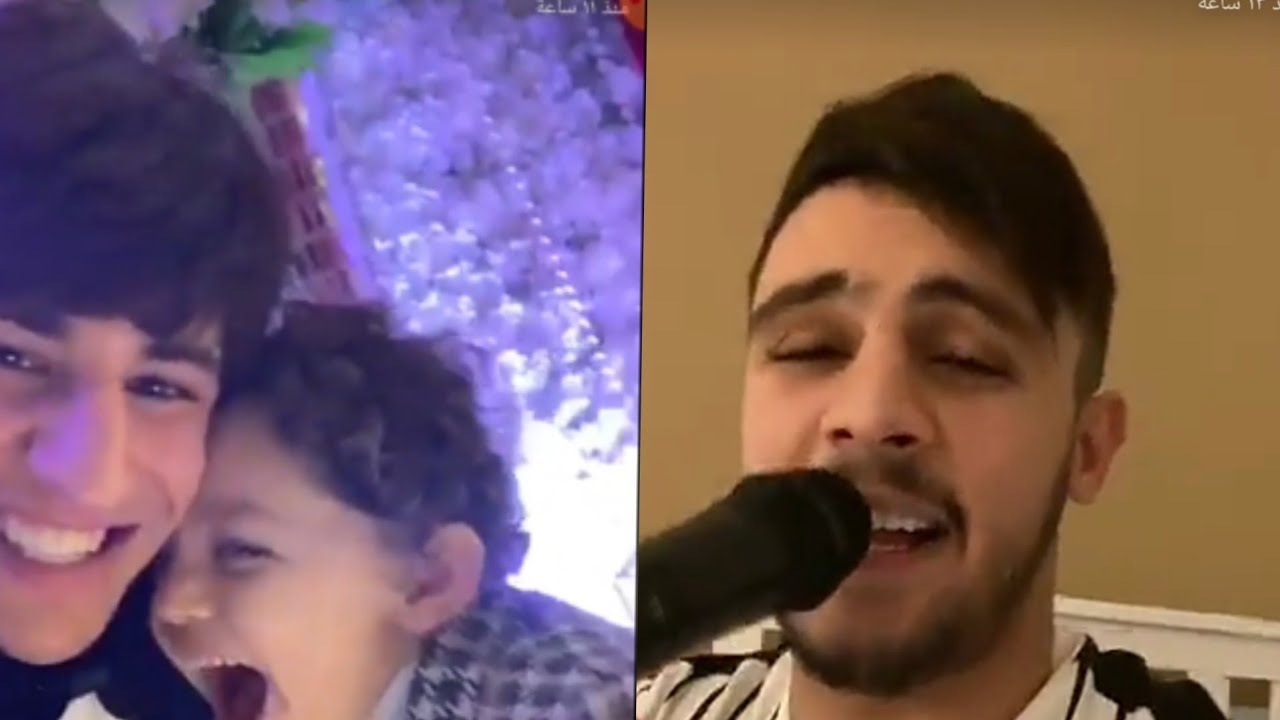 سنابات ميمي وبسام الراوي ||بسام يغني وميمي يرقص😱😂