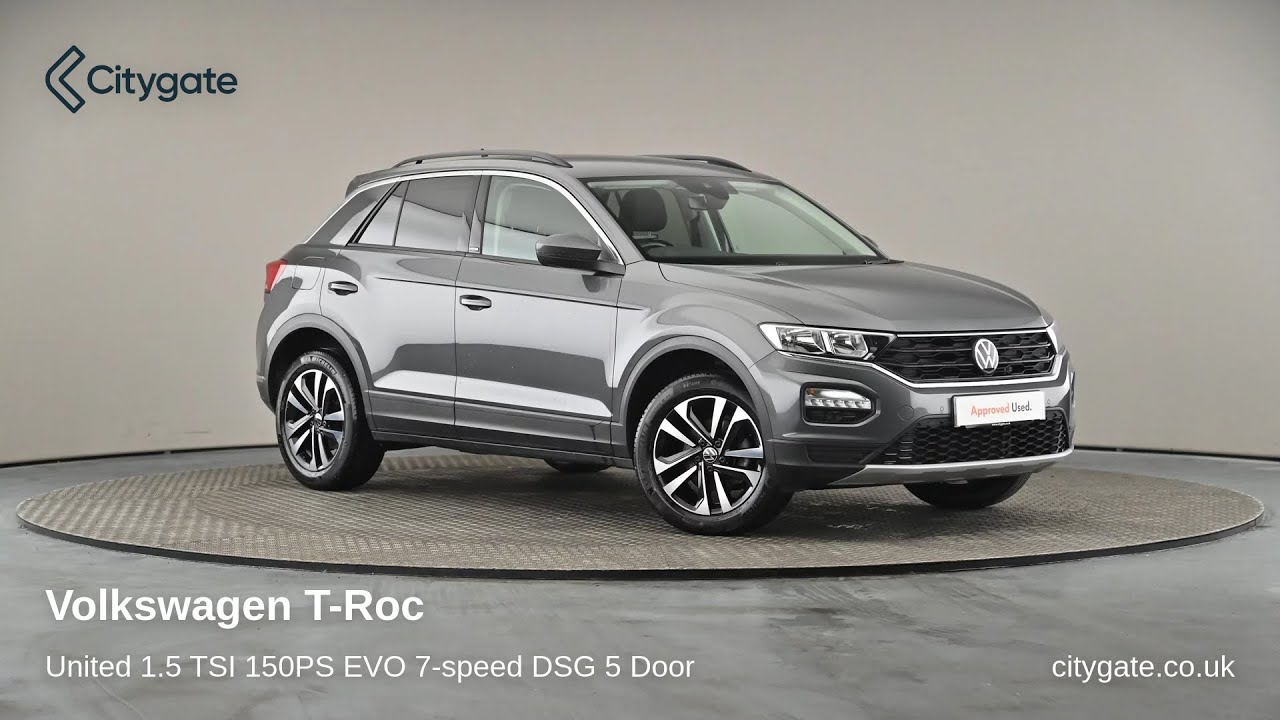 Volkswagen T-Roc - United 1.5 TSI 150PS EVO 7-speed DSG 5 Door - Citygate Volkswagen Watford
