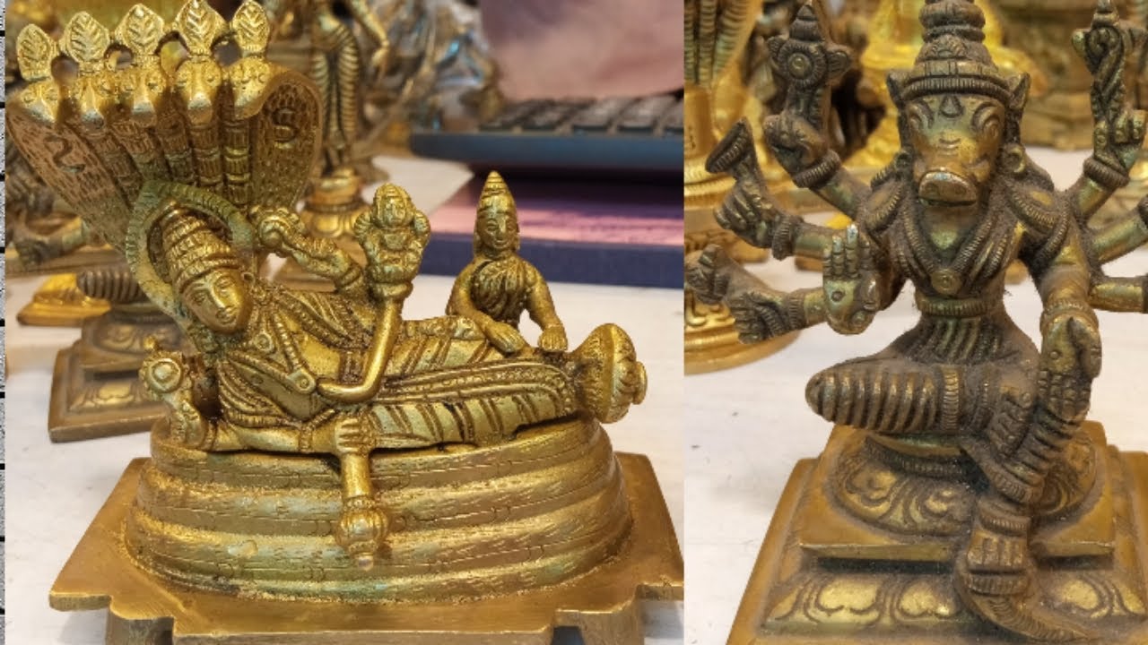 Antique Brass God statues