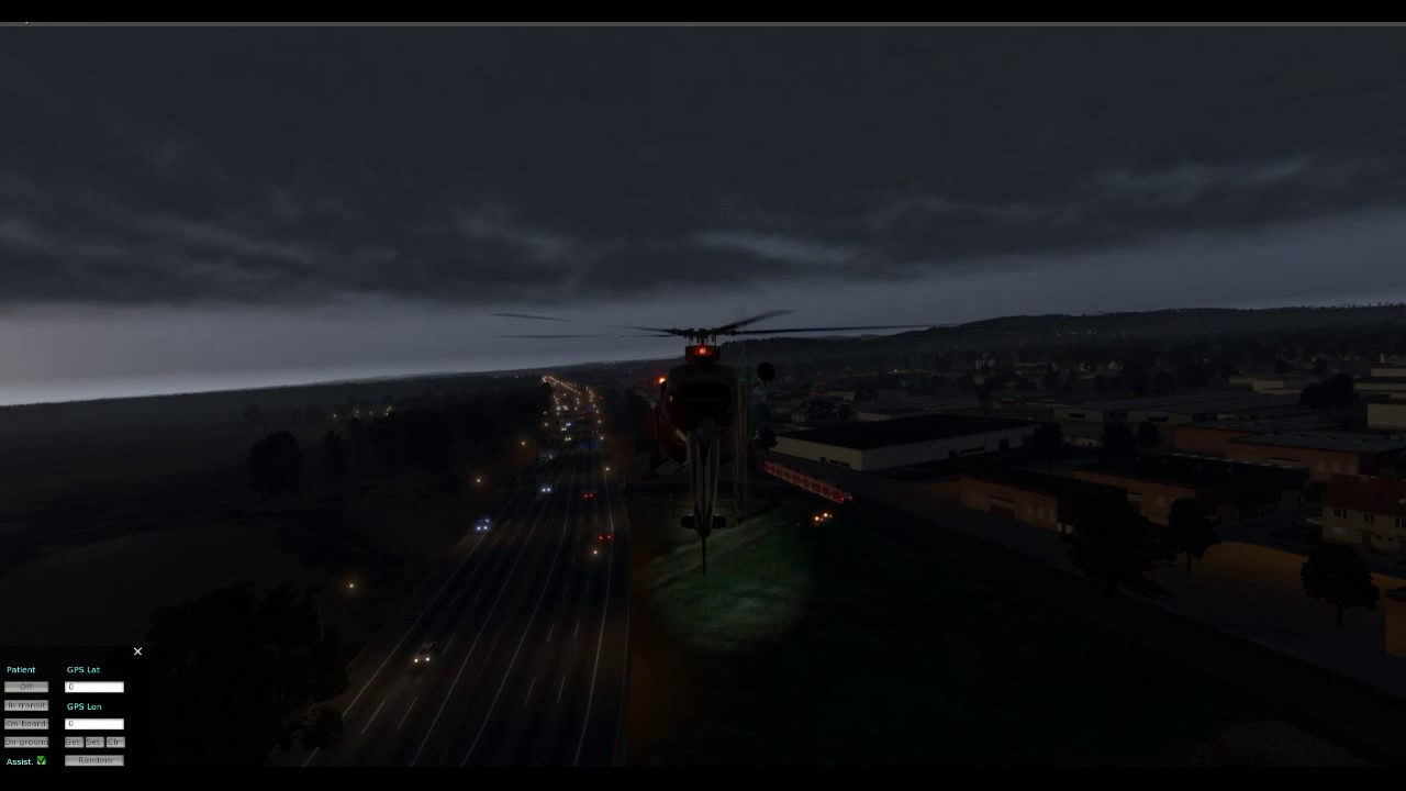 X-Plane 11 -- Bell-412 MedEvac Mission -- Austria Trauma Center (LOAM)