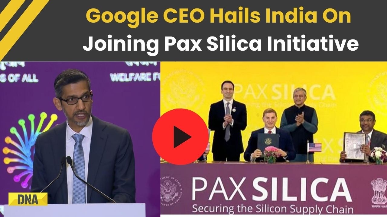 AI Summit: Google CEO Sundar Pichai Lauds India-US Tech Partnership At Pax Silica Event