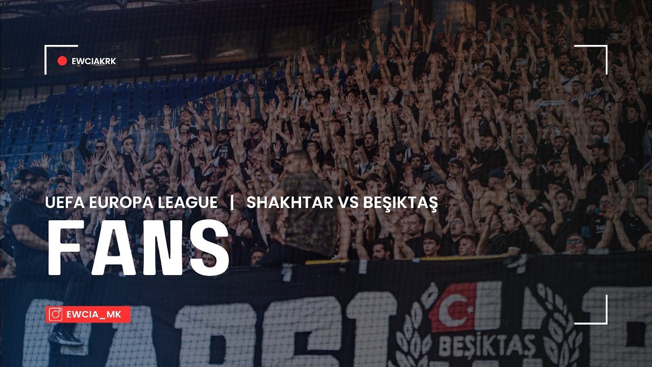 Besiktas fans in Krakow
