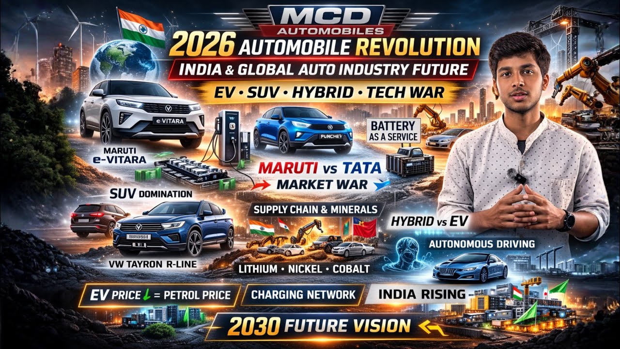 2026 Automobile Revolution Explained  India EV Future  Maruti vs Tata War #AutoNews #IndiaEV #viral