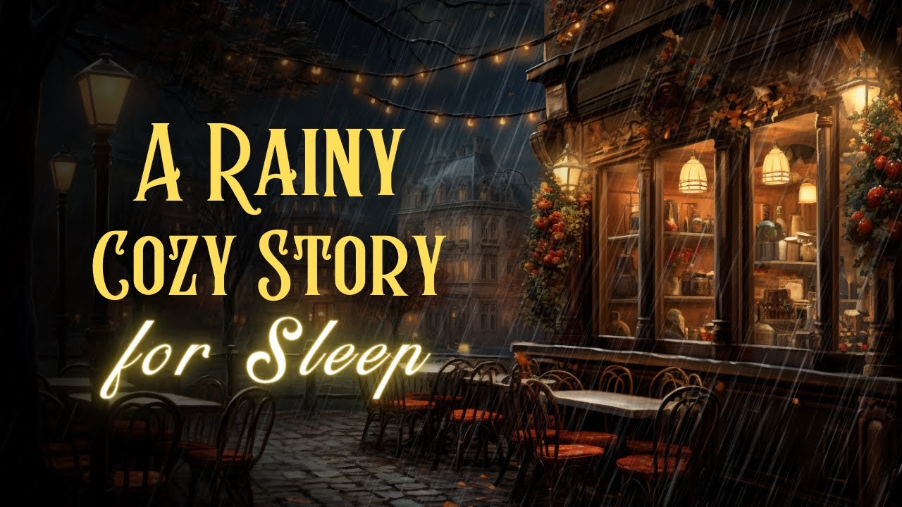 🌧️ A Rainy Cozy Story for Sleep 🌧️ The Viennese Coffee House | Storytelling and Rain