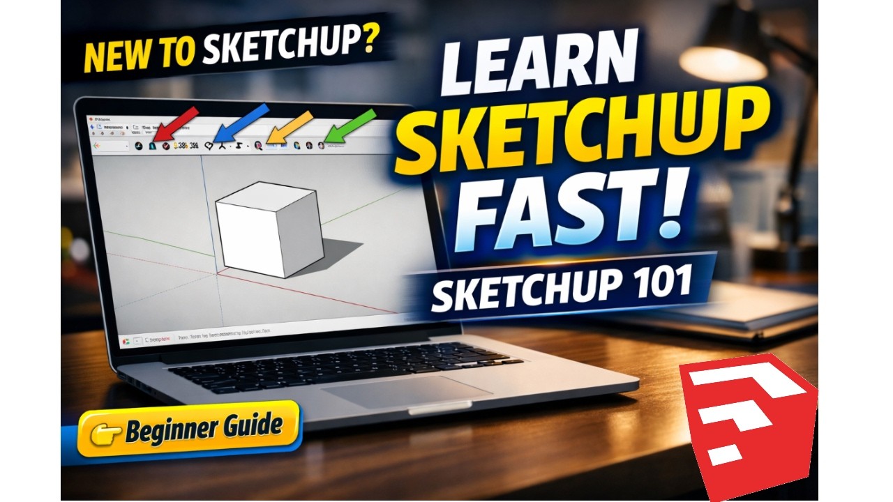 Учебное пособие по SketchUp для начинающих | Как использовать SketchUp (Полное руководство для на...