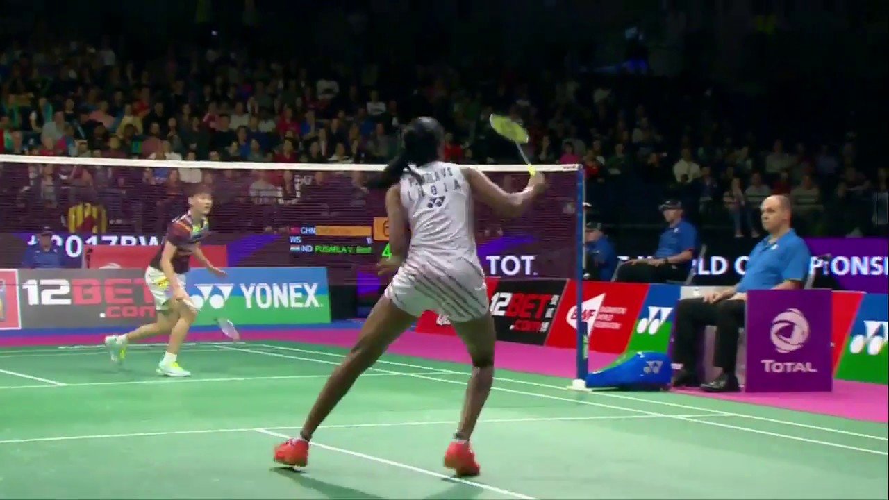 TOTAL BWF World Championships 2017 | Badminton SF M10-WS | Chen Yufei vs Pusarla V. Sindhu