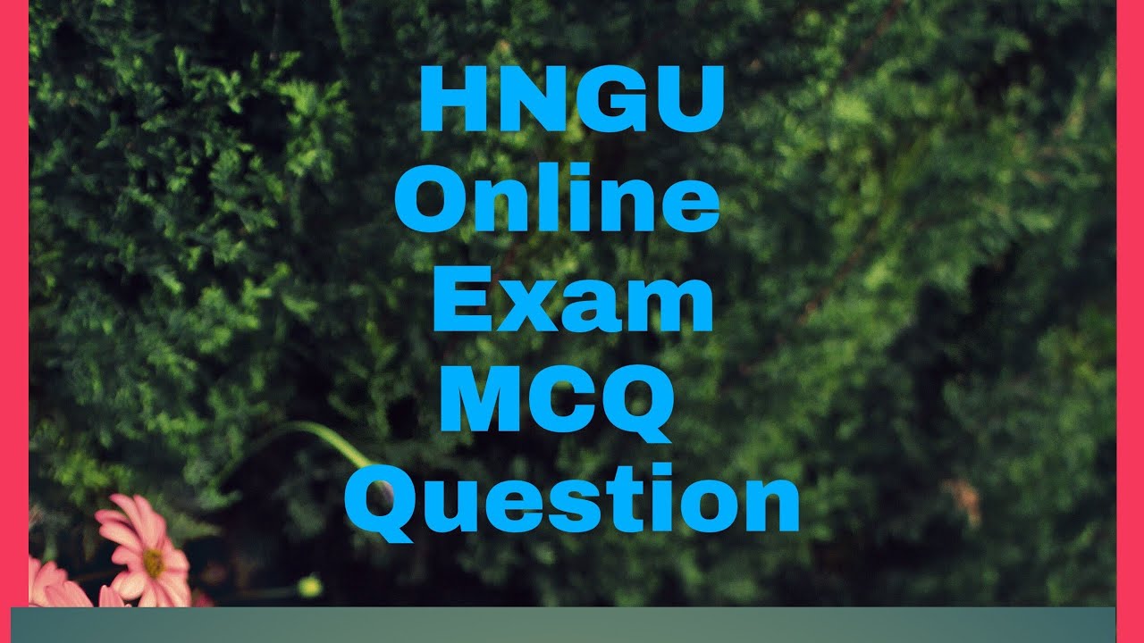 HNGU ll B.A.Sem.6-F.C.603   ll Compulsory  English MCQ Question ll Online Exam_#RSLangaugeLab