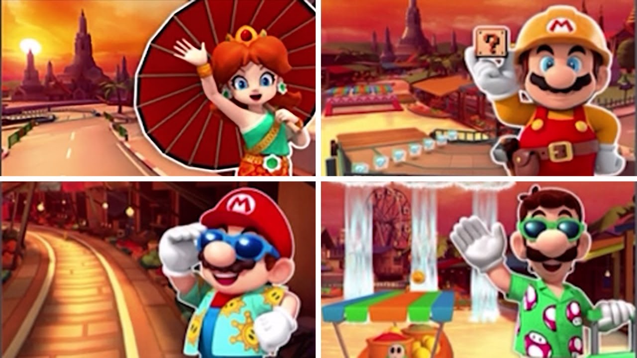 Mario Kart Tour - Bangkok Rush (All Variants)
