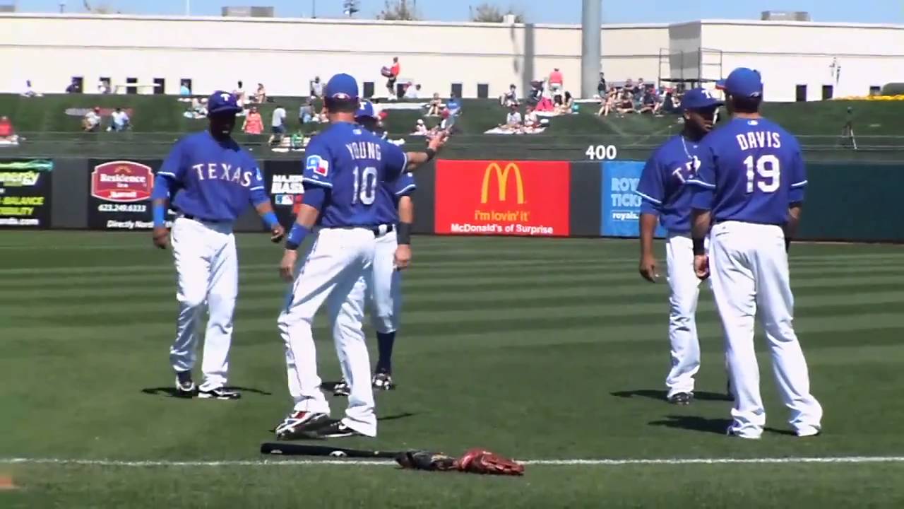 Rangers Spring Training Dance Off