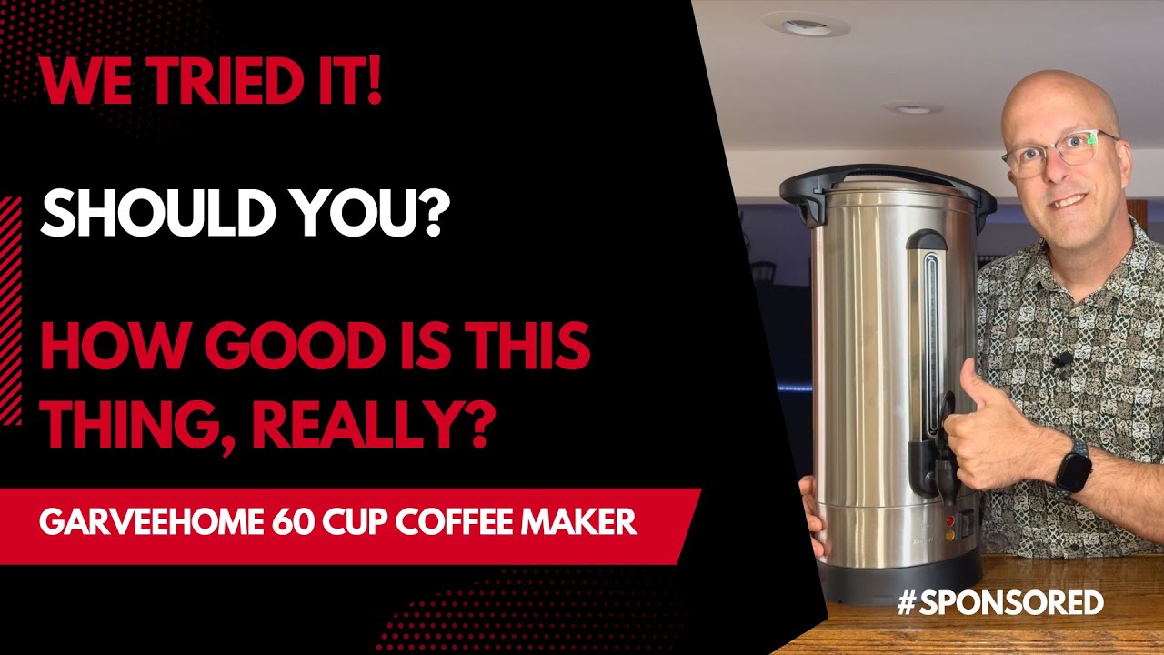 GarveeHome 60 Cup Coffee Maker - How Good Is This Thing Really?