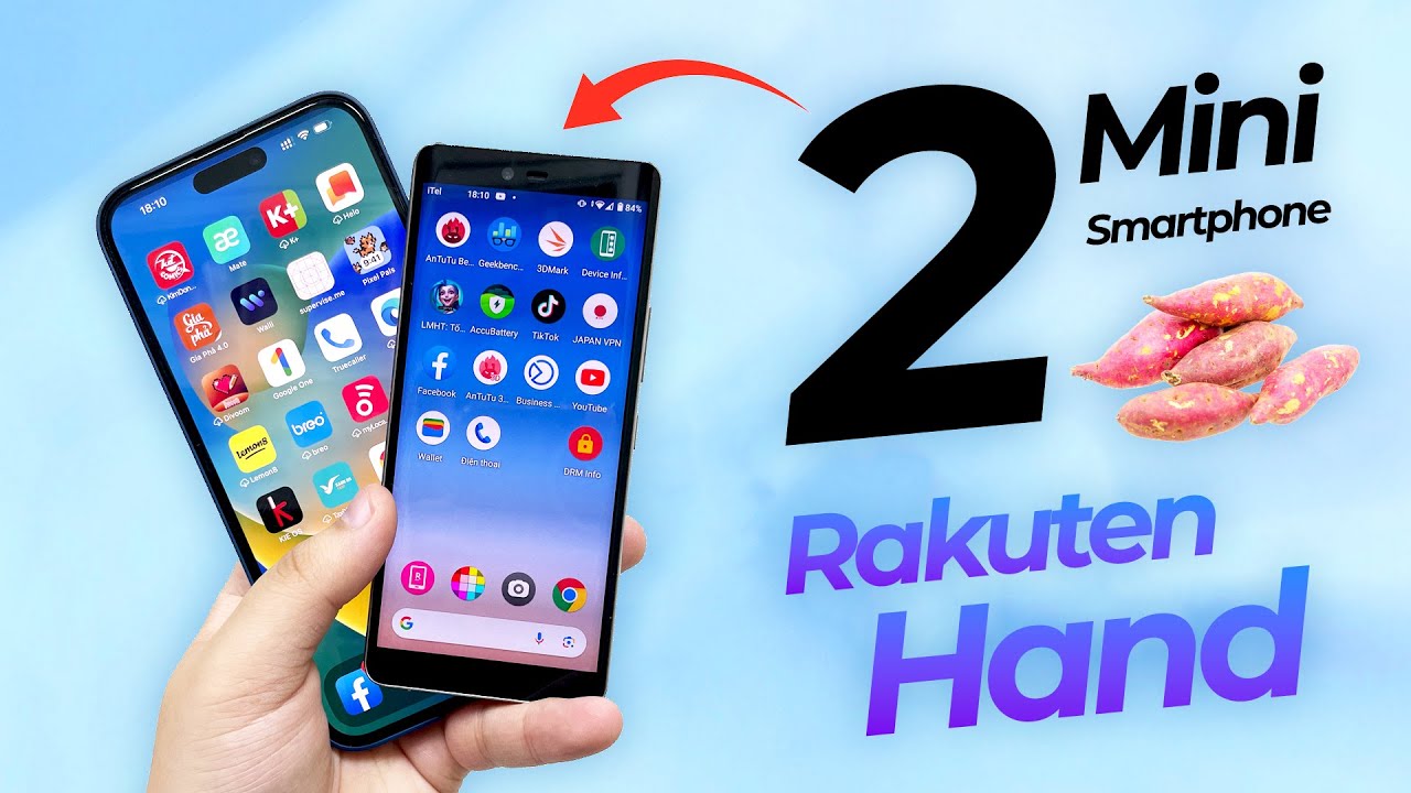 Smartphone mini giá 2 triệu: Rakuten Hand - Hàng độc từ Nhật!