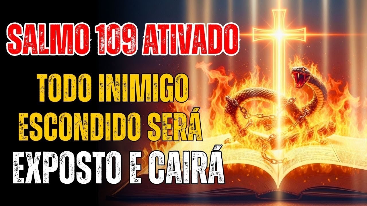⚔️ Quem tocou em você CAIRÁ: Salmo 109 ativado contra inimigos ocultos esta noite